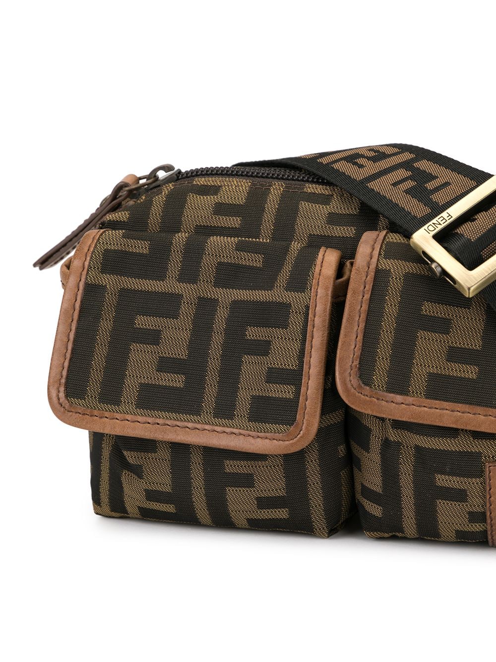 Brown Fendi Zucca Convertible Belt Bag Belt Bag – Designer Revival