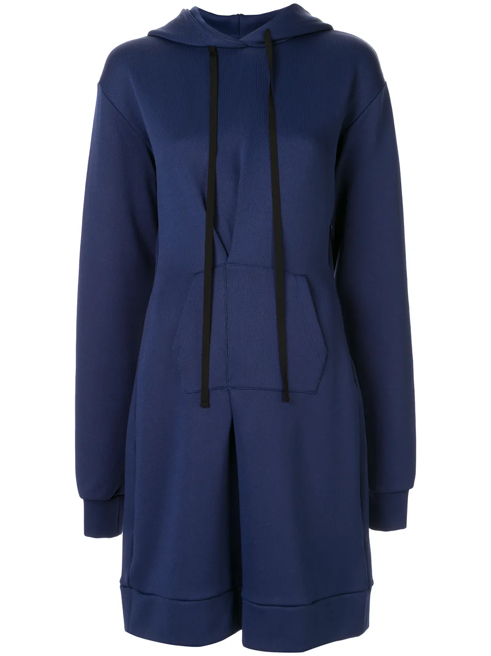 UNRAVEL PROJECT pintuck-detail hoodie dress