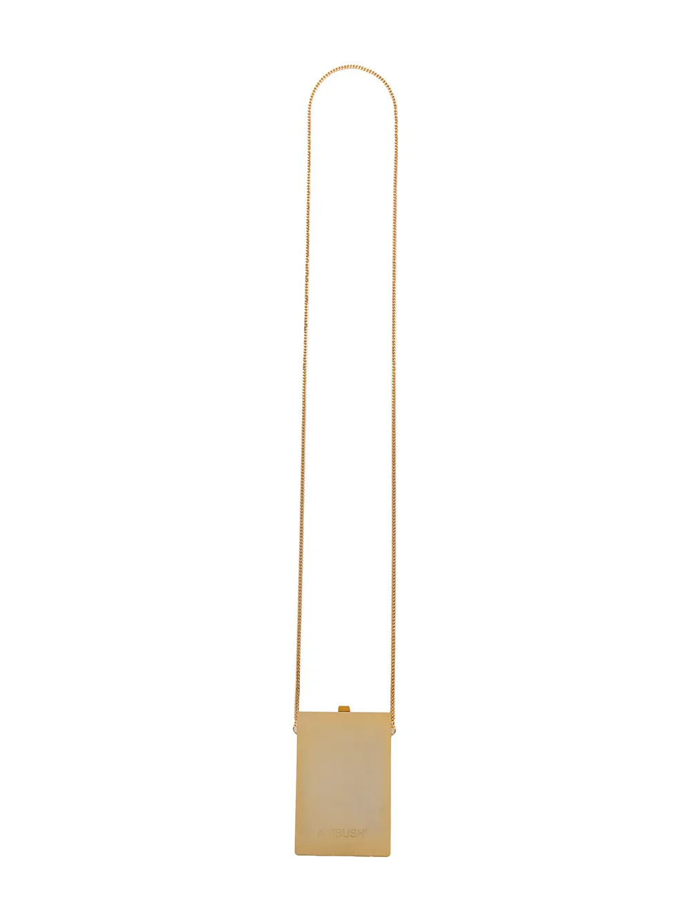 

AMBUSH collar con dije de tarjetero - Dorado