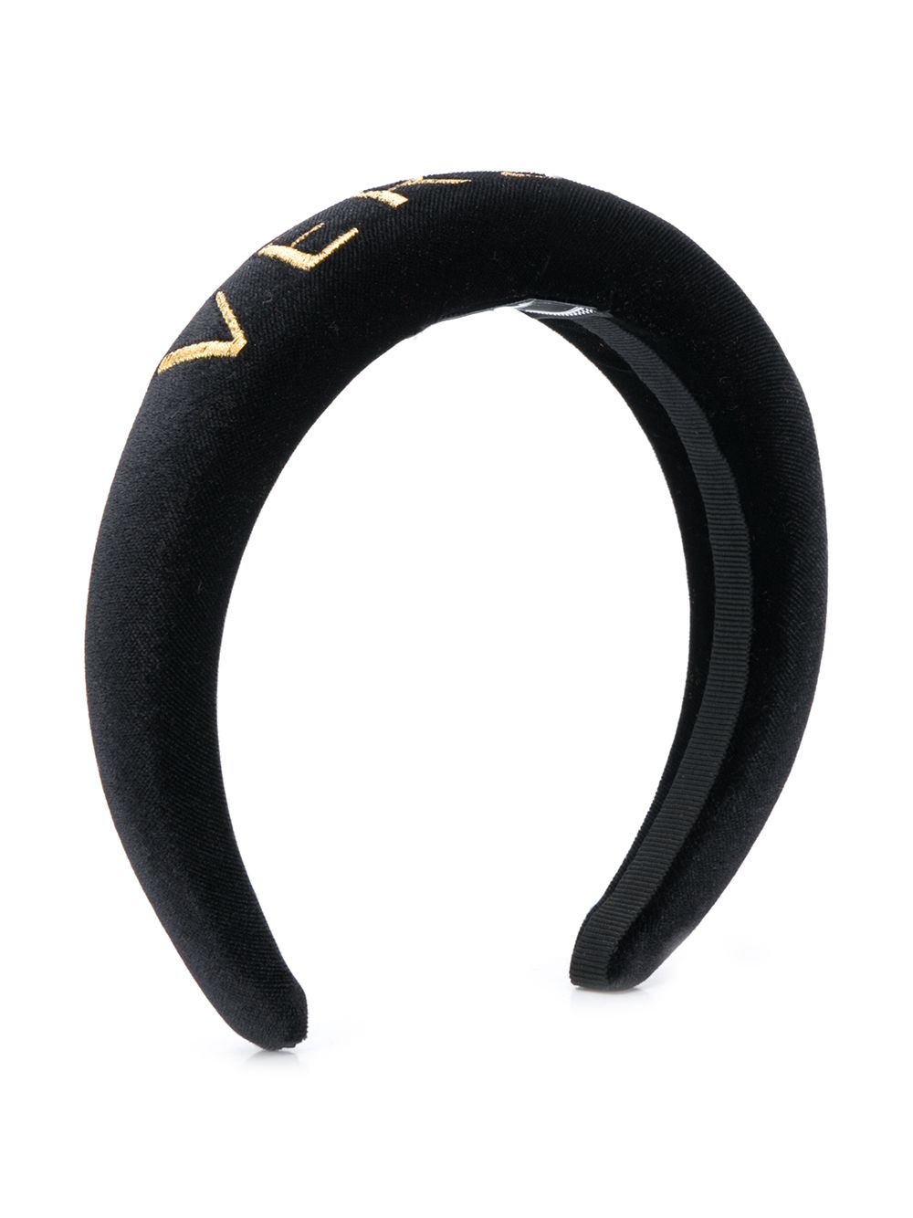 фото Young Versace logo embroidered headband