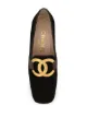 Chanel Pre-Owned حذاء سهل الارتداء بكعب وشعار CC