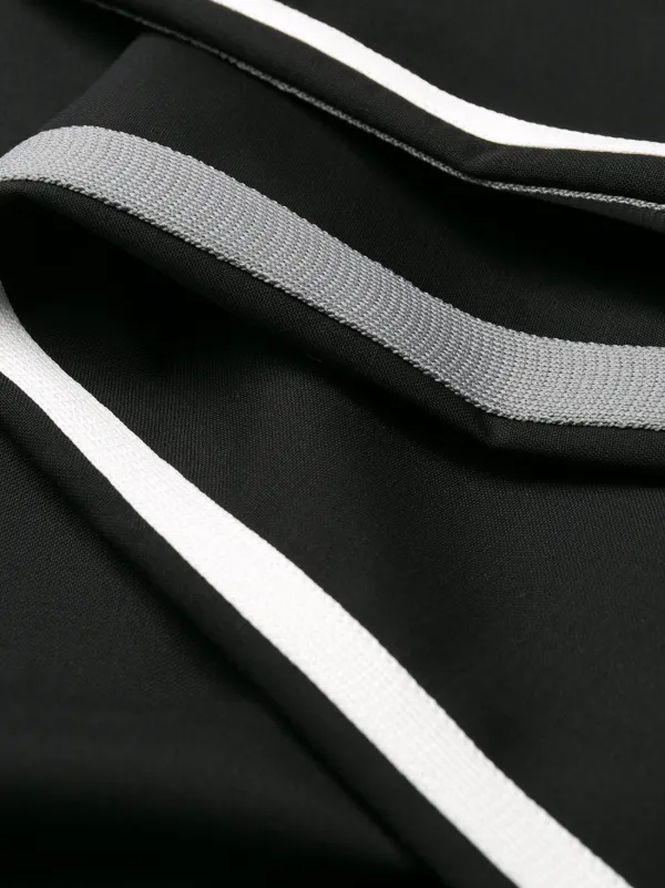 Valentino Garavani Stripe Detail Tailored Trousers | Black