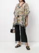الصورة 2 من Tory Burch بلوزة طويلة بشراشيب وطبعة زهور