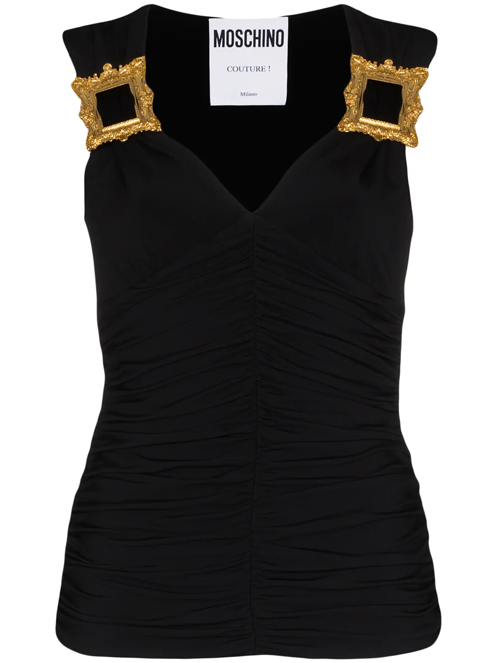Moschino Top Mit Schnallendetail OQpdk 1c1w4 Moschino Top Mit Schnallendetail OQpdk 1c1w4