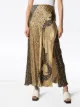 Rixo parker contrast print maxi skirt