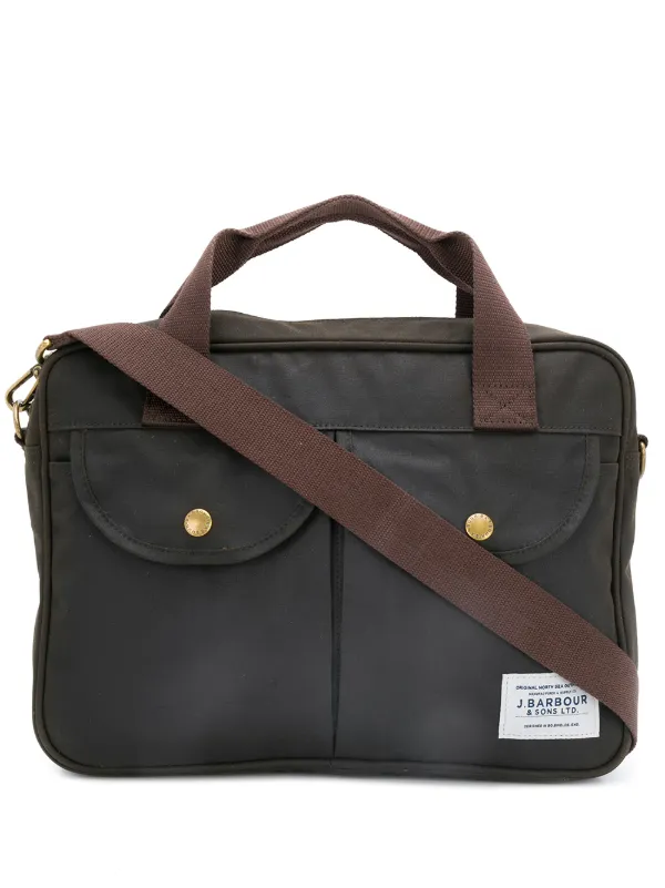 barbour briefcase