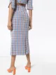 Rosie Assoulin plaid pencil skirt