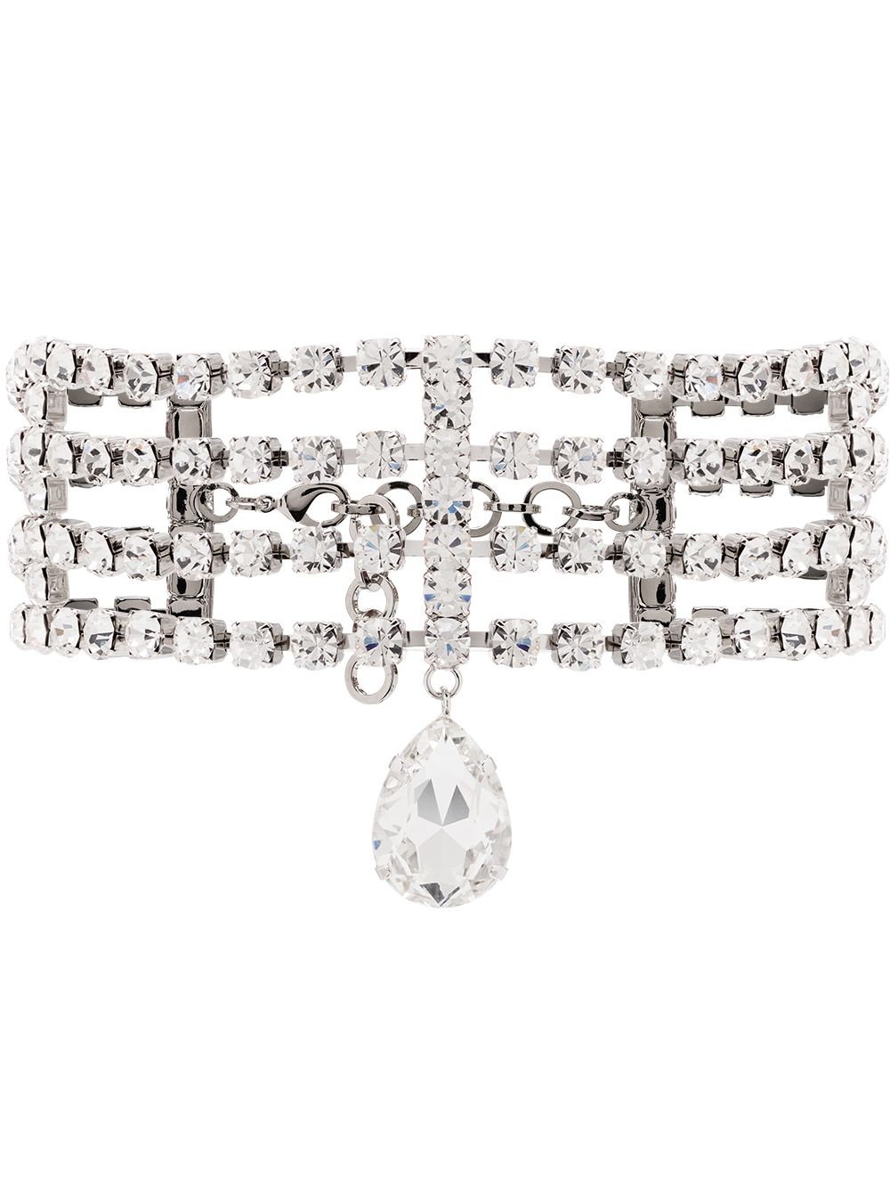 фото Alessandra rich crystal-embellished choker necklace