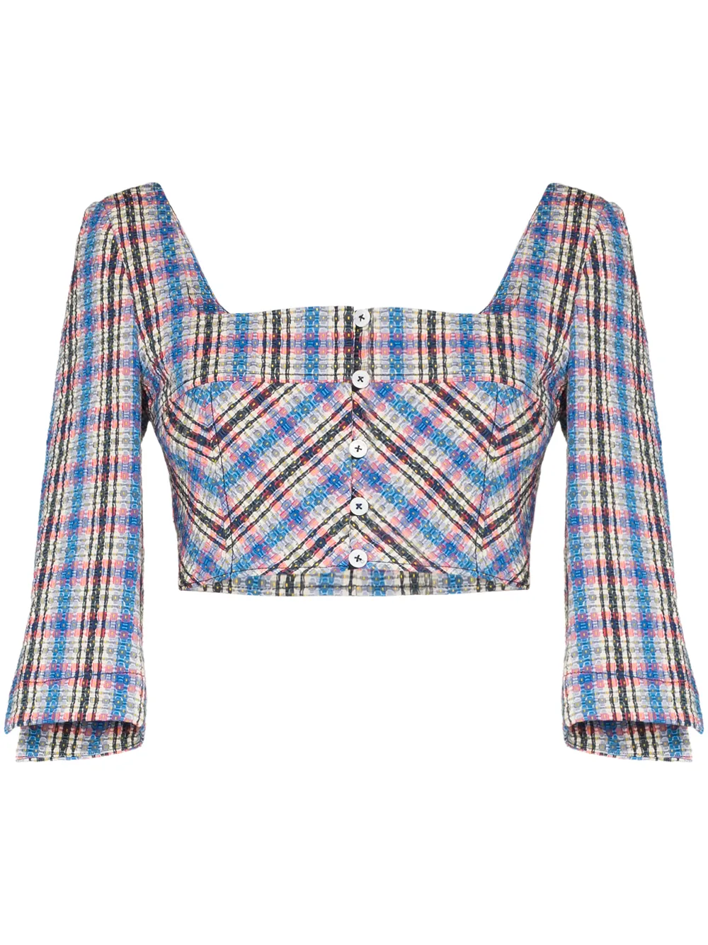 Rosie Assoulin Karierte Cropped-Bluse imYvv CUXUu Rosie Assoulin Karierte Cropped-Bluse imYvv CUXUu