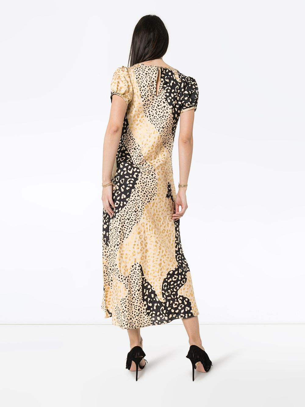 фото Rixo платье reese с леопардовым принтом