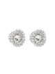 Image 1 of Alessandra Rich Torchon silver-tone crystal earrings