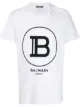 Image 1 of Balmain logo print T-shirt