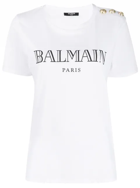 farfetch balmain t shirt