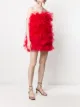 Loulou Vestido mini com tule e babados