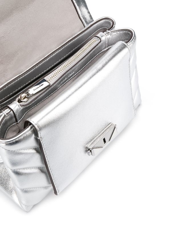 michael kors laptop handbag silver