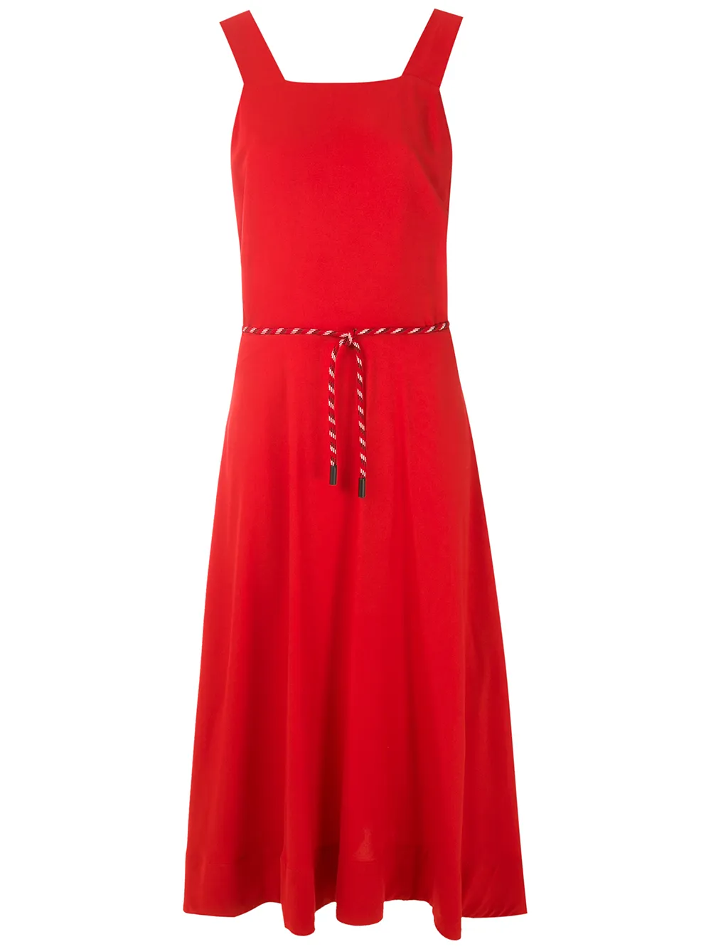 

Osklen plain midi dress - Red