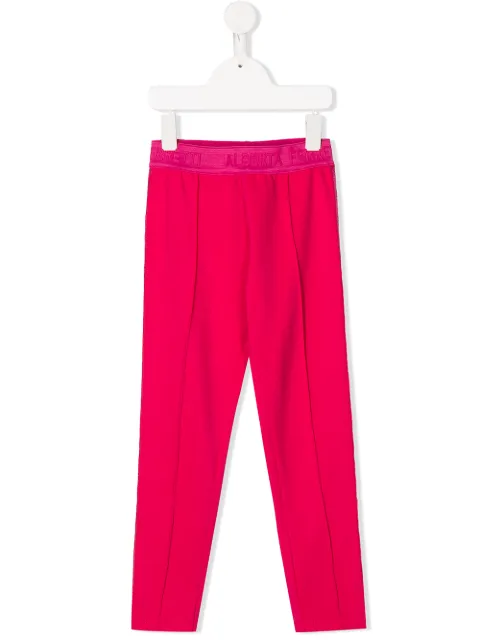 Alberta Ferretti Kids logo waistband leggings