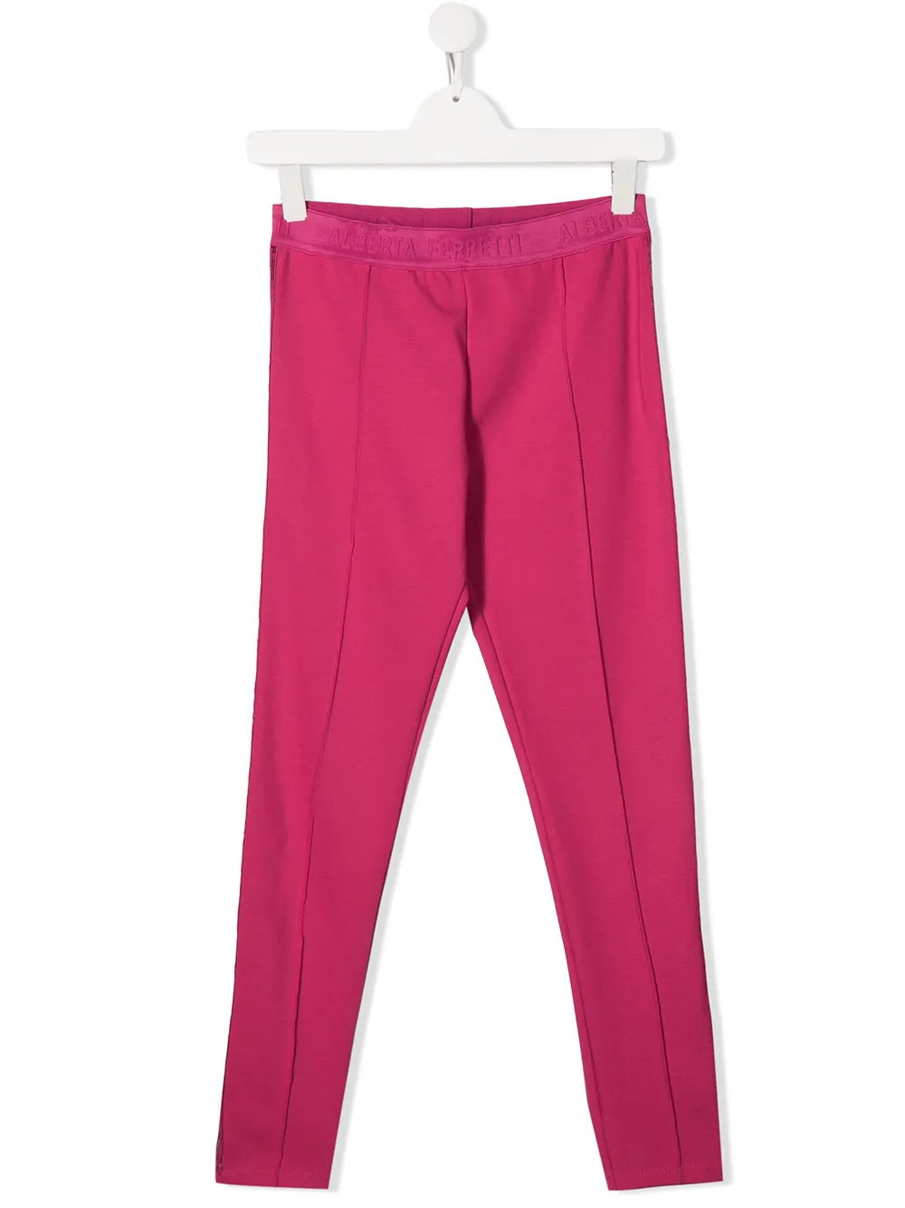 Alberta Ferretti Kids Legging met pailletten Roze