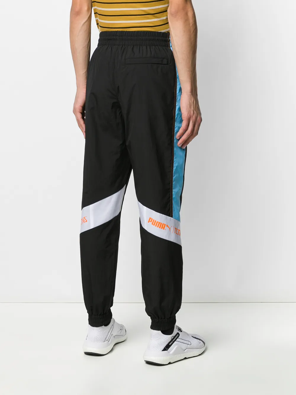 PUMA Trainingsbroek met logo Zwart