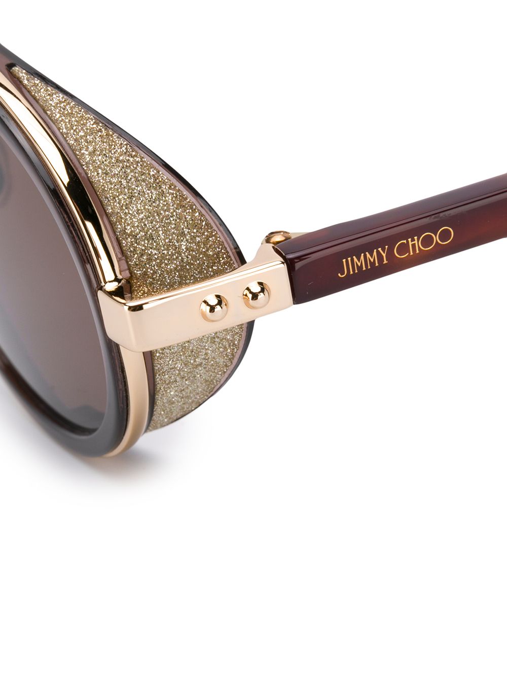 фото Jimmy Choo Eyewear солнцезащитные очки Tonies в круглой оправе