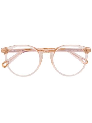 chloe transparent glasses