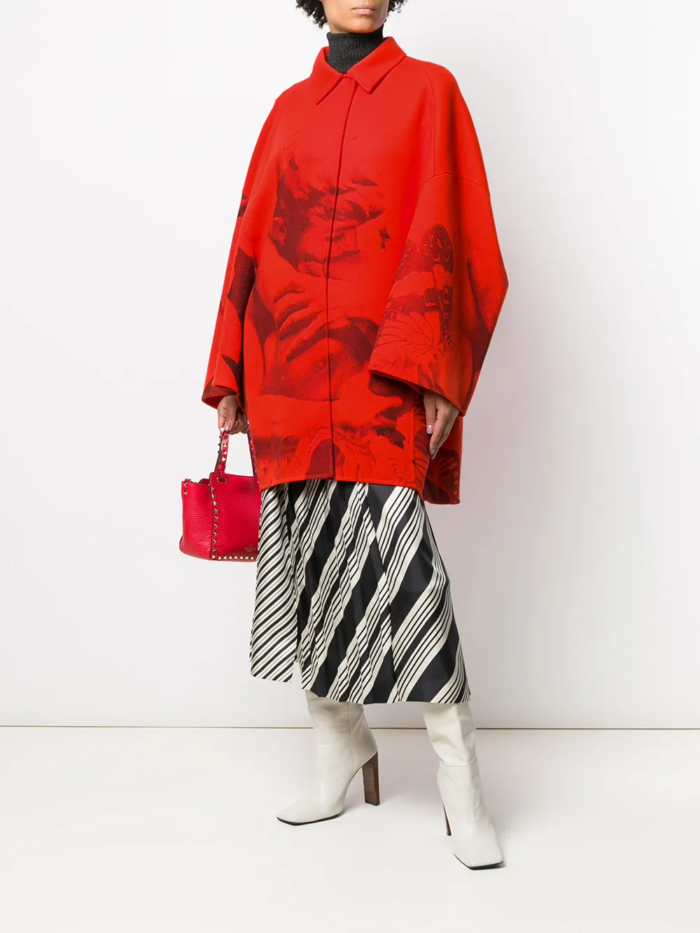Valentino Garavani x Undercover jas met print - Rood