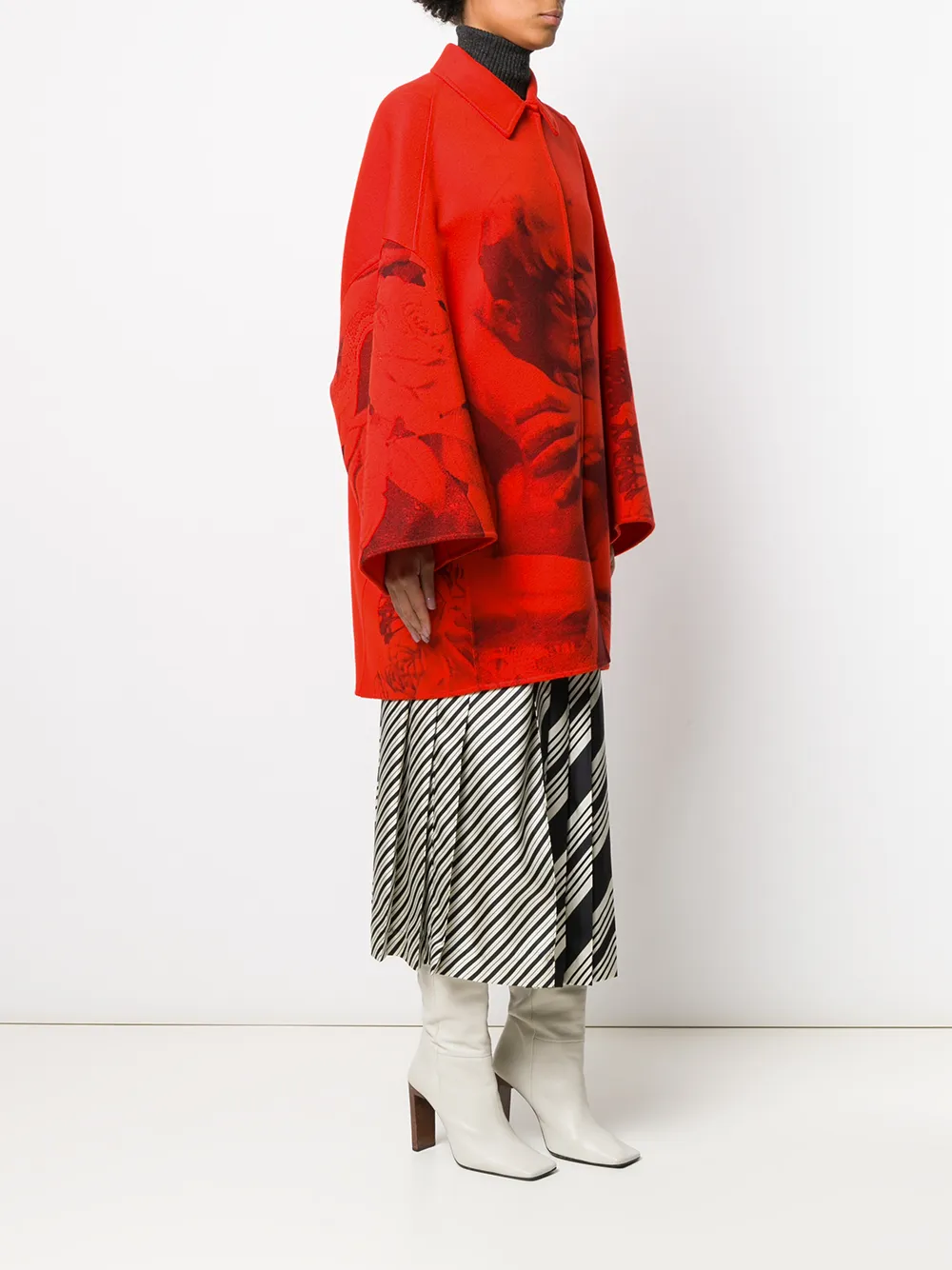 Valentino Garavani x Undercover jas met print Rood
