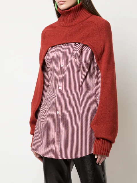 half cut sweater