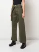 Delada high-waisted belted trousers