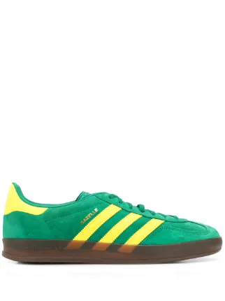 adidas gazelle indoor green yellow