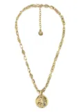 Goossens Talisman Capricorn medal necklace - Gold