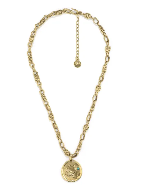 Goossens Talisman Scorpio medal necklace