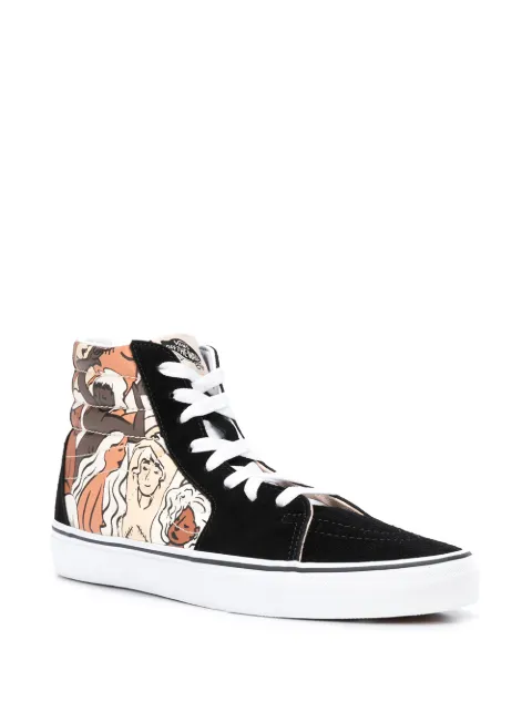 VANS PRINTED PANEL SNEAKERS