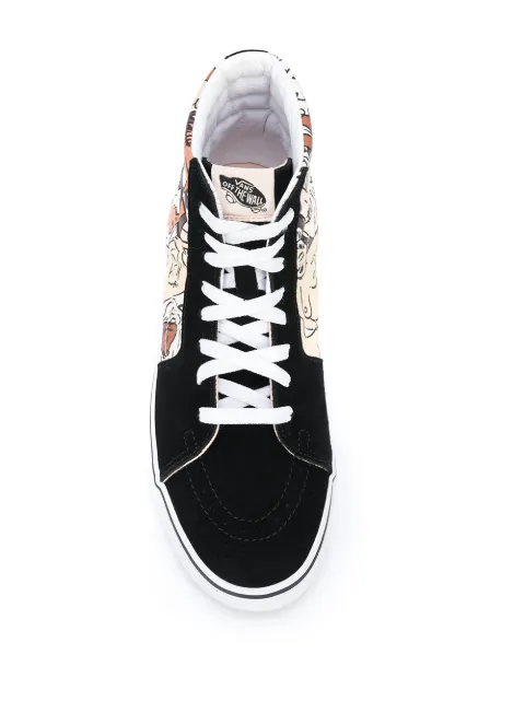 VANS PRINTED PANEL SNEAKERS