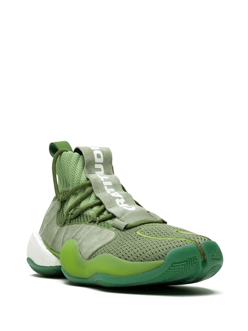 Shop Adidas Originals X Pharrell Williams Crazy Byw High "green" Sneakers