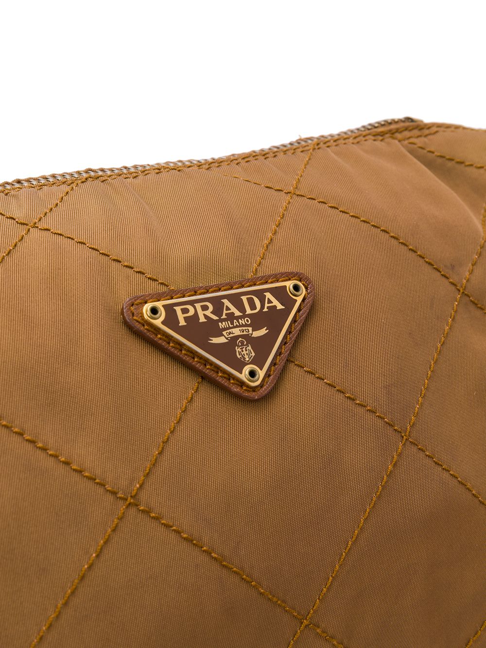 фото Prada pre-owned сумка на плечо с металлическим логотипом