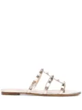 Valentino Garavani Rockstud T-strap sandals - Gold