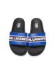 Karl Lagerfeld Kids logo strap pool slides