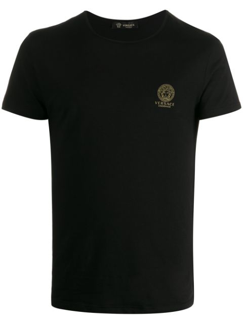 Versace playera con logo y Medusa en el pecho