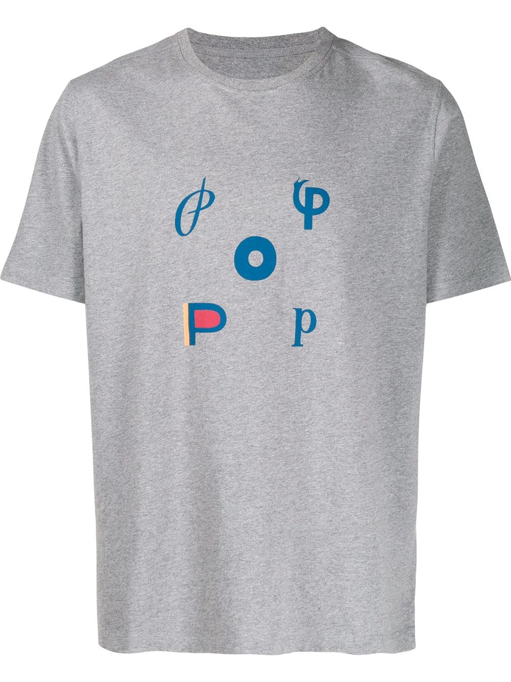 Pop Trading Company X Parra Logo T-shirt In Grey