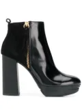 Hogan platform ankle boots - Black