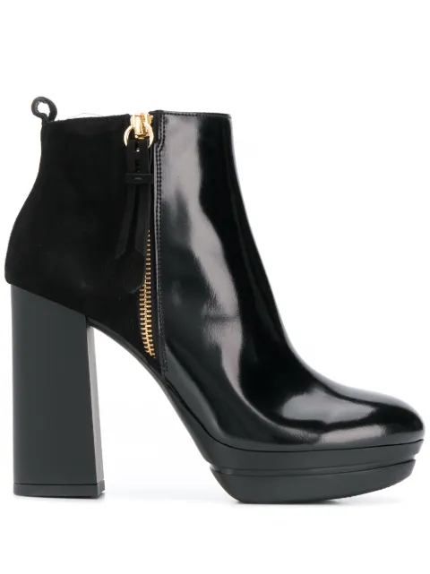Hogan platform ankle boots