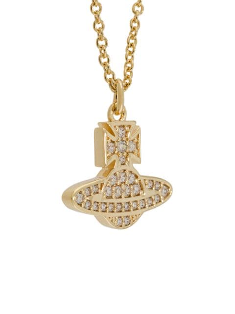 Vivienne Westwood Mini Bas Relief Necklace 63020177 Gold | Farfetch