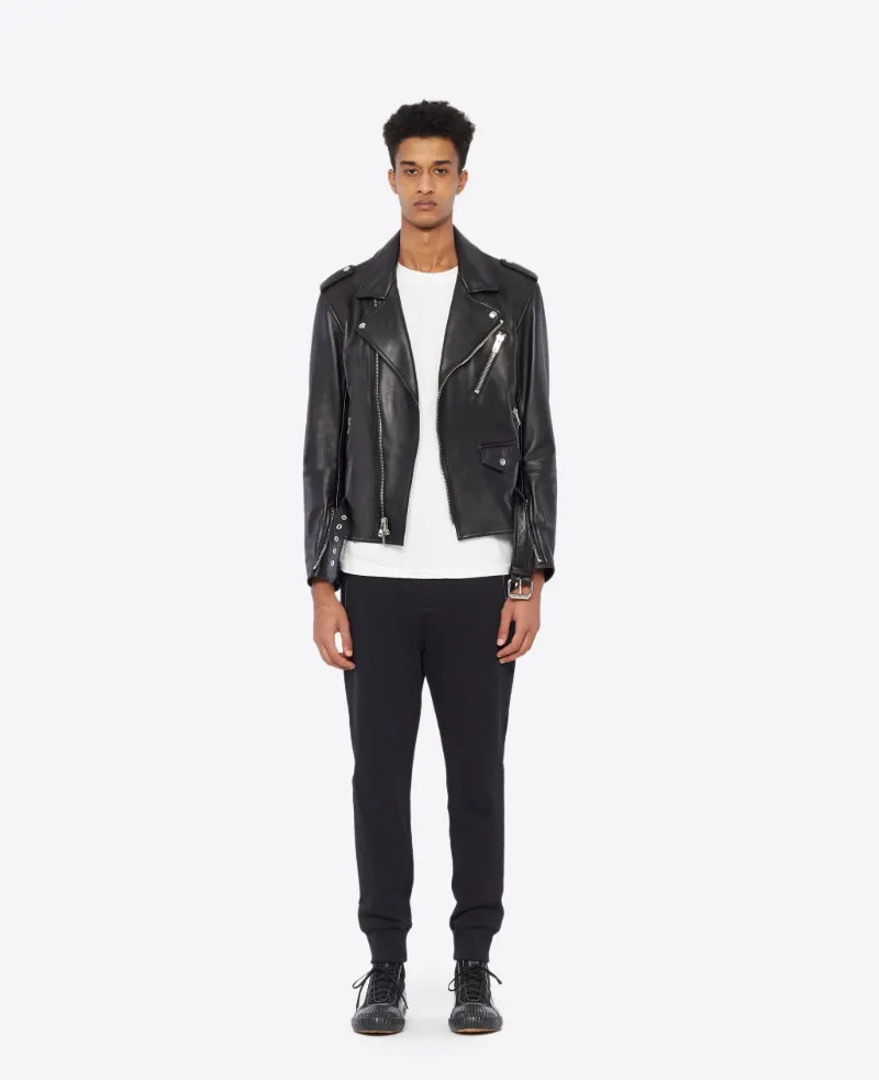 Leather Moto Jacket in black | 3.1 Phillip Lim フィリップ リム 公式