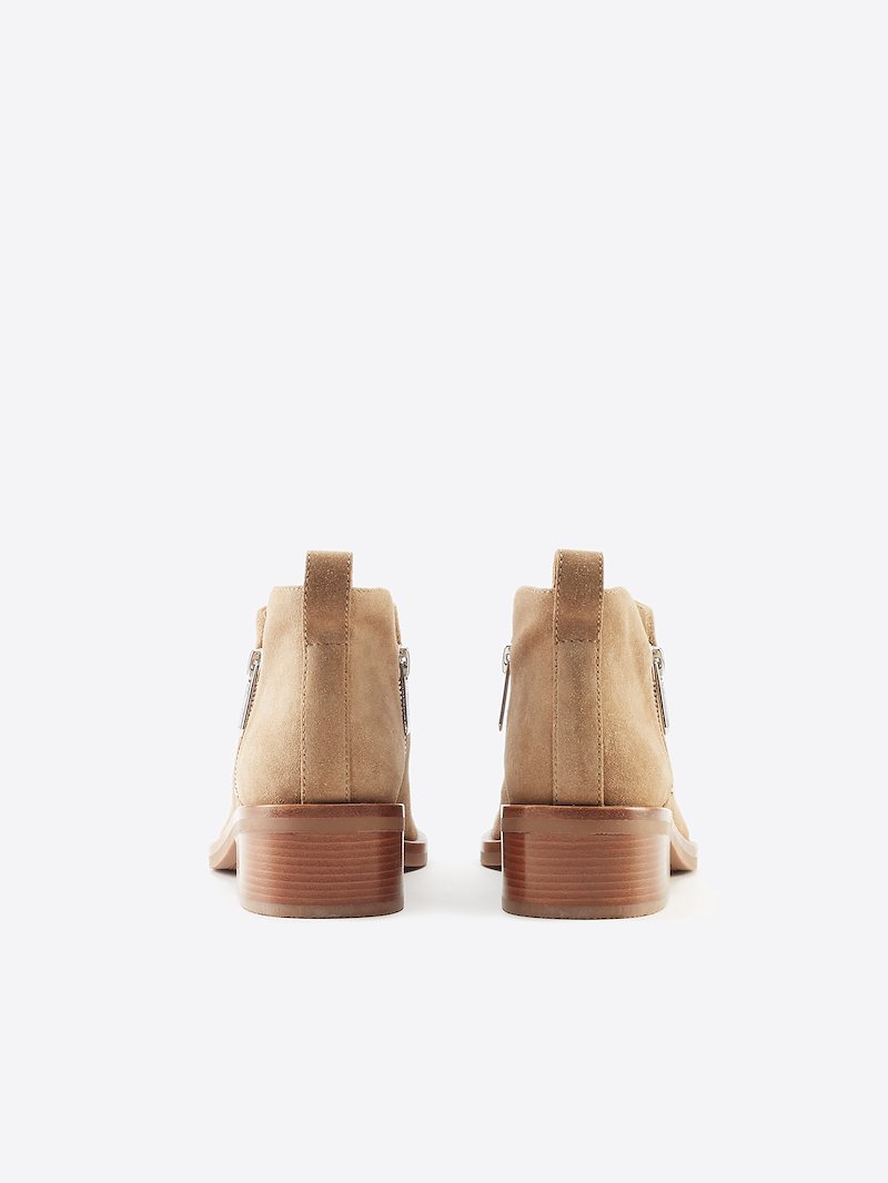 Alexa 40MM Ankle Boot-brown #0 Alexa 40MM Ankle Boot, TOBACCO Furs & Skins->Calf Suede Alexa 40MM Ankle Boot from 3.1 Phillip Lim. - 2