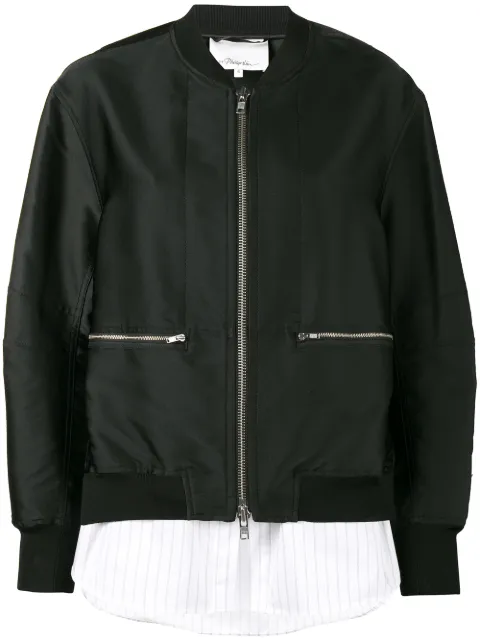 3.1 Phillip Lim layered bomber jacket