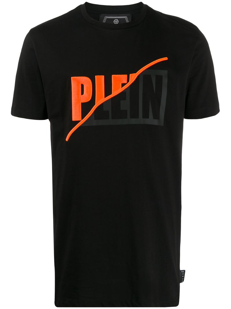 PHILIPP PLEIN 双色 LOGO 标记T恤