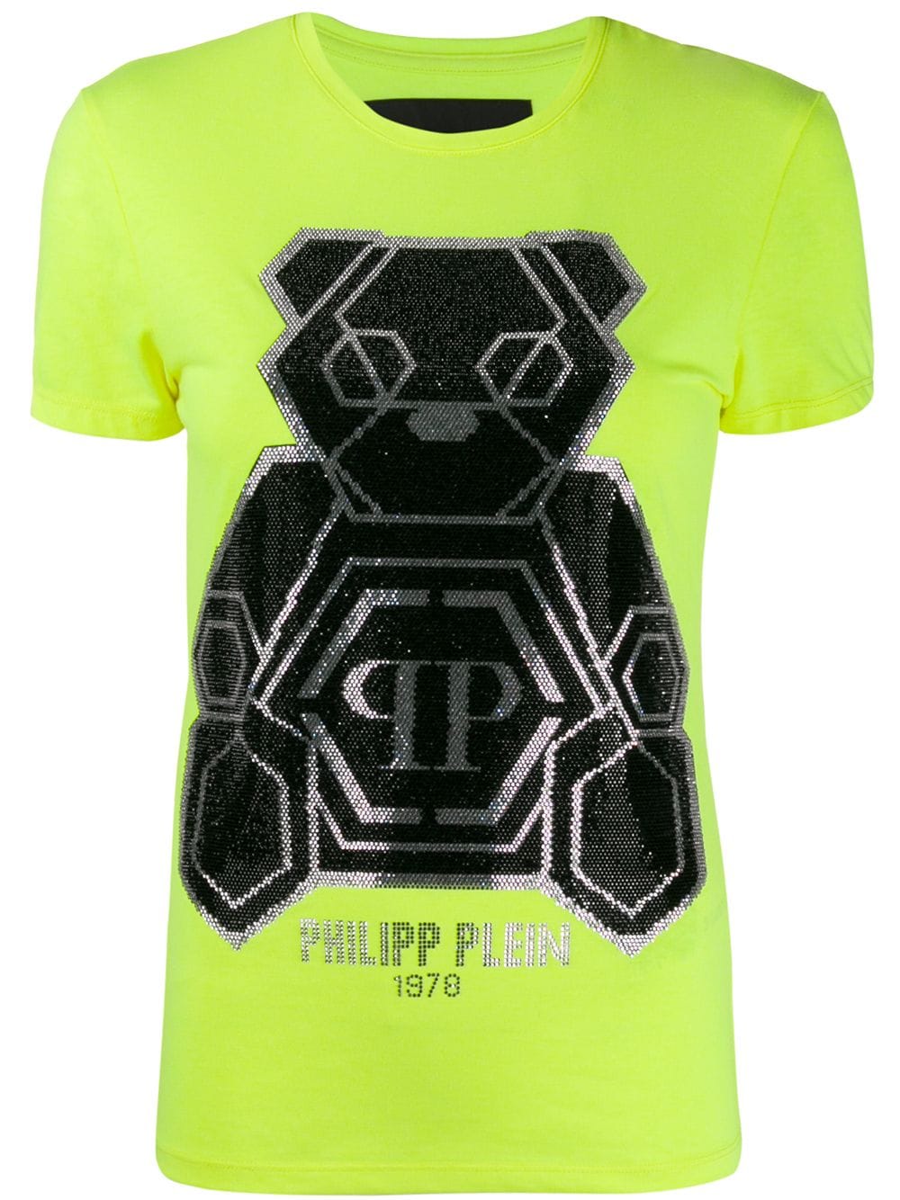 Philipp Plein Bear-motif round-neck T-shirt - Farfetch