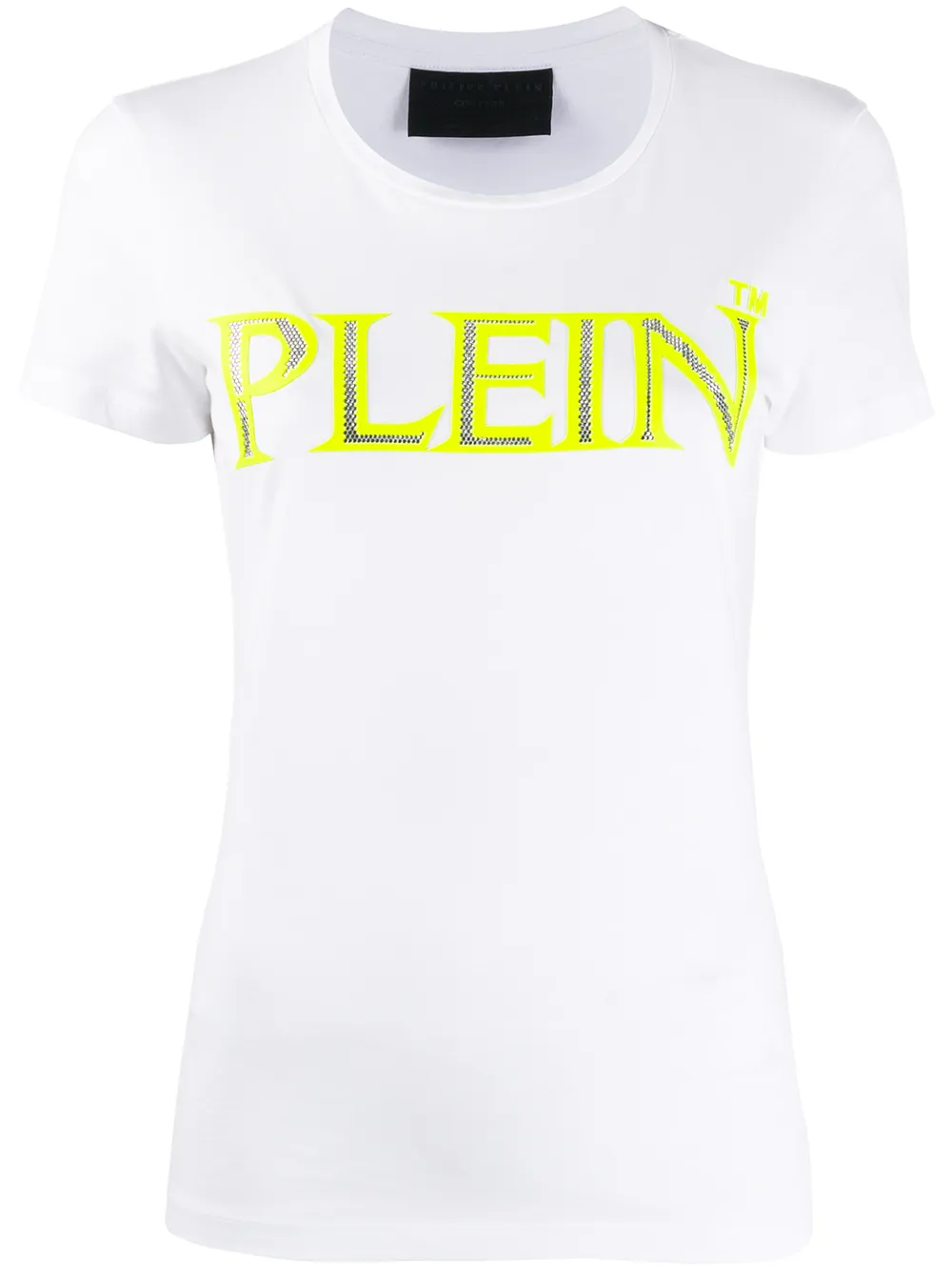 

Philipp Plein playera con logo y cuello redondo - Blanco