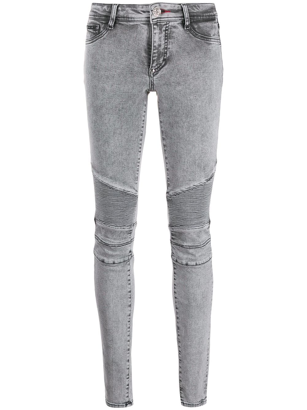 Image 1 of Philipp Plein acid wash skinny jeggings